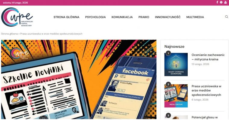 Wielkopolski Portal Edukacyjny: Prasa uczniowska w erze mediów społecznościowych 